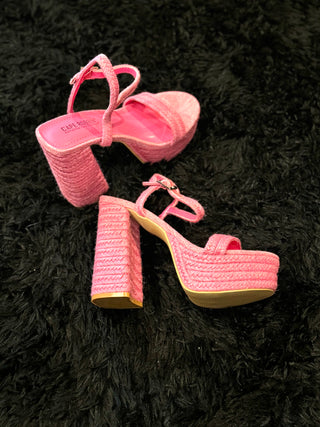 Summer Fling Rope Platform – Hot Pink