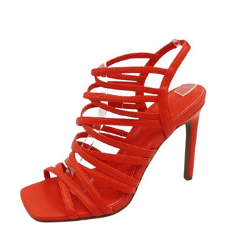 Heat Check Strappy Women Heels – Orange