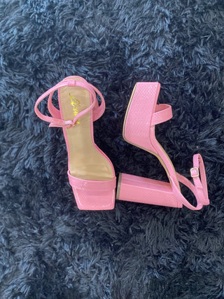 Sugar Rush Platform Heel – Baby Pink